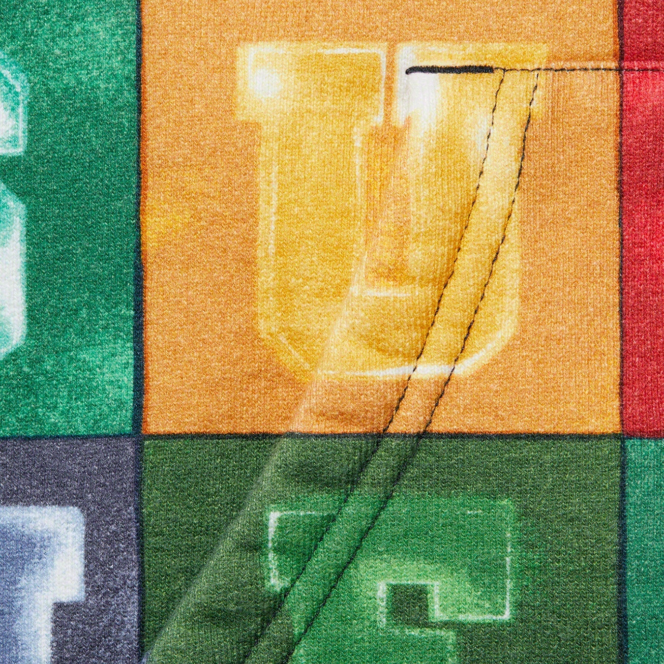 Blocks Hooded Sweatshirt view 4